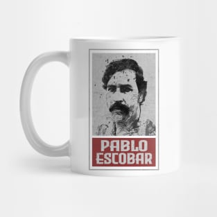 Pablo Escobar Retro Style Mug Banner Mug